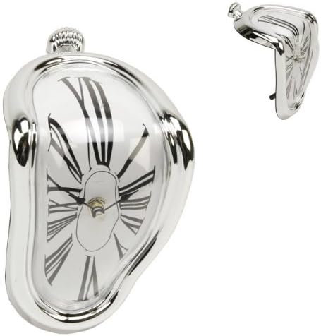 Shelf Hanging Clock Melted Effect