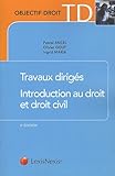 Travaux dirigés d'introduction au droit et au droit civil
