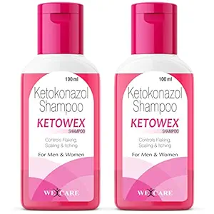 WEXCARE Advanced Anti Dandruff Shampoo For Men & Women | Clears away dandruff flakes, Relieves from excessive oil, Relieves from dandruff related itching | 100 ml (Pack 2)