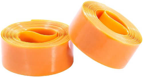 PEARL sports Pannenschutzeinlage für Fahrradreifen, 27 mm (orange)
