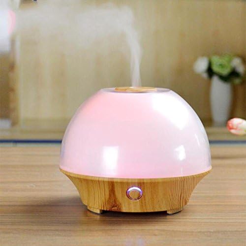 Air Purifier with 7 Colour LED Lights， 200ml Essential Oil Diffuser, Wood Grain Ultrasonic Humidifier, 4-6 Hours Continuous Mist, for Home, Office, Spa, Yoga,Christmas