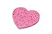 Facial Cleansing Sponge - High Quality Cellulose, Heart Shaped, Pink Colour, Pack of 2