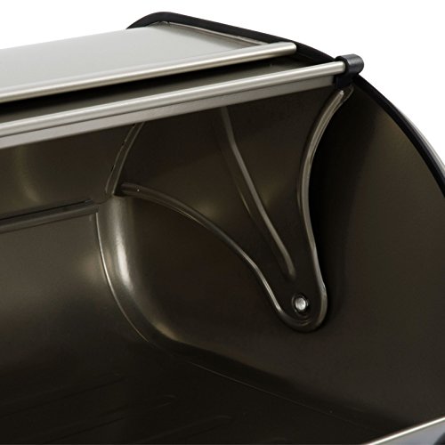 casa pura® Brotkasten Bernd | lebensmittelecht | mit Belüftungslöchern | 3 Farben (hellgrau) - 5