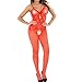 Produktbild Bow Openwork One-piece Mesh Lingerie Bodystocking Open Crotch Lingerie Sling Bow Openwork Sexy One-piece Mesh
