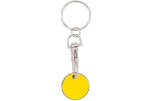 GENERICO Gettone per Carrello della Spesa Portachiavi Euro Monete Metallo Market Shopping