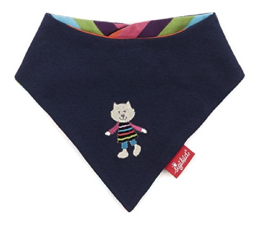 sigikid Baby Boys 0-24m Wendehalstuch Baby Neckerchief, Blue (Peacoat), One Size