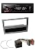 Produktbild Pioneer MVH-190UB USB MP3 AUX 1DIN Autoradio für Opel Corsa C ISO 00-06 aluminium silber