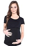 Mija – Umstandsmode 2 in 1 Stillshirt & Umstandsshirt / Stilltop / Umstandstop 1102A - 2
