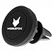 Price comparison product image Mobilefox 360° Magnetic Air Vent Car Holder for HTC One A9s/S9/X9/M8s Black - Phone Mount Lamella Cradle