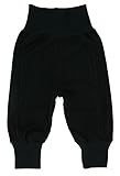 Makoma Baby Boys and Girls Footless Trousers, Size up to 3 Years -  black - 3-6 Months
