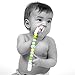 Baby Dummy Pacifier Clip / Teether Beads- 2 Silicone Dummy Holders - Fun, Colourful and BPA - Free - Unisex Pacifier Holder for Boys or Girls