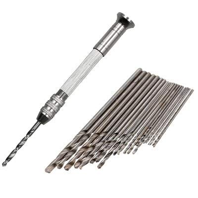 Preisvergleich Produktbild HaiMa Handtwist Bohrset Wartungs Werkzeug 20Pcs-Silber