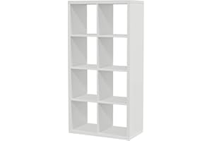 ‎IKEA KALLAX Ikea Kallax Regal, Bücherregal, Wandregal, Raumteiler in weiß (77 x 147 cm)