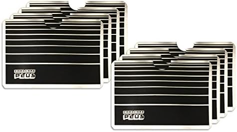 8 Grey RFID/NFC Blocking Credit Card Sleeves by Card Care Plus ™ | Protect Each contactless Card in Your Wallet for The Best Protection | Proven to Work by Thousands of Happy customers!