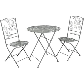 Amazon.de: Casa Padrino Jugendstil Gartenmöbel Set Altweiss - 1 Tisch