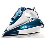 Philips GC4410/02 Dampfb&uuml;geleisen (2400 W, SteamGlide-B&uuml;gelsohle) wei&szlig;/blau