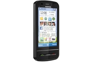 MICROSOFT Nokia C6-00 Smartphone (8.1 cm (3.2 Zoll) Display, QWERTZ-Tastatur, Touchscreen, 5 Megapixel Kamera) schwarz