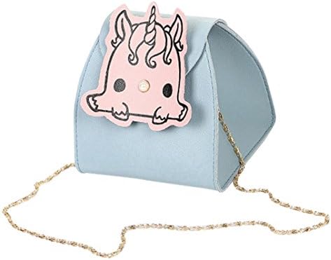 Internet 2018 Newest Crossbody Bag Shoulder Bag Fashion Women Unicorn Messenger Bag Coin Bag (1pc, Blue)