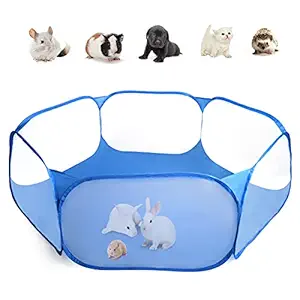 Casifor Guinea Pig Cage Rabbit Cage Indoor with Waterproof Mat Playpen Perfect Size for Small Animal Play Pen Easy to Clean Yard Fence Portable Tent for Hamsters, Chinchillas, Hedgehog, Puppy, Cats