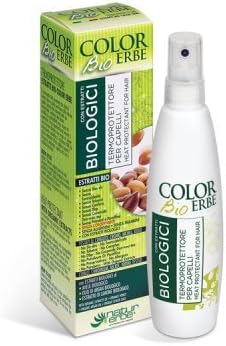 Natur – Termo Protector Spray with Bio EC Extracts 150 ml Not Unge and Herbs Not appesantisce, Protects from the Heat of plate and Hair Dryer