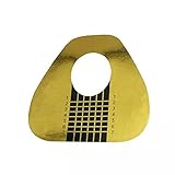 Goliton® 500PCS Golden Nail Art Tips Extension Forms Guide Paper Tool for Nail Phototherapy