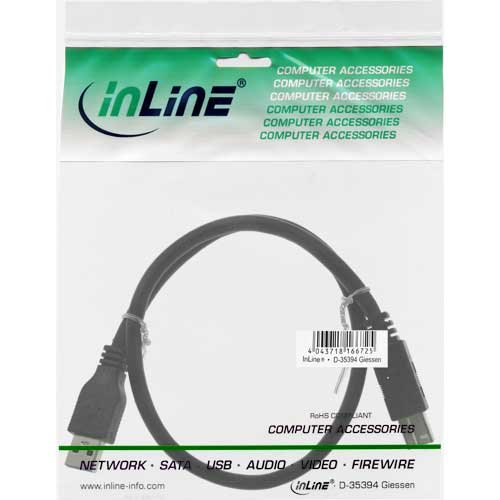 InLine USB 3.0 A an B Kabel (5m) schwarz - 2