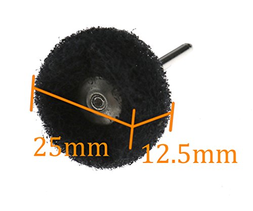 40 Stück 25mm Polierstifte Polierscheibe Polierköpfe Polieraufsatz für Dremel DE - 3