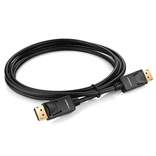 DisplayPort Kabel, Swees Ultra HD 1080p 4K Displayport 1.2 auf Displayport 1.2 Kabel Audio Video Adapterkabel mit Vergoldete Kontakte – 2m - 8