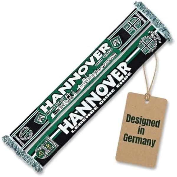 Hannover 96 Fleecehandschuhe Logo (Schwarz, M) Sport & Freizeit