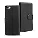 Produktbild Huawei P8 Bookstyle Hülle, Conie Mobile PU Leder Schutzhülle Handytasche Bookcase Tasche Premium Klapphülle in Schwarz