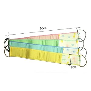 Tow-sided Long Style Bath Towels Cutin Rubbing Washing Accessories Blue - Image 2