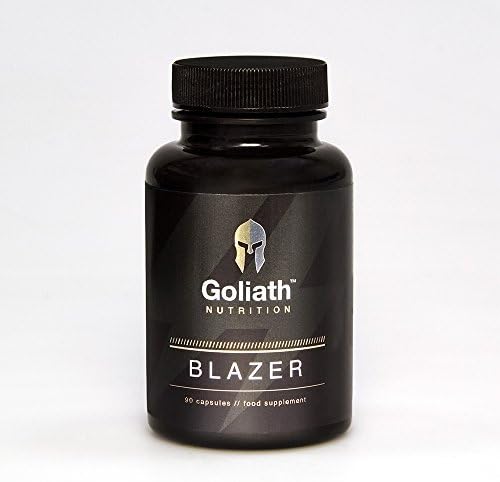 Fat Burner for Men - Blazer Caffiene Supplement - Max Strength Slimming and Weight Loss Pills - Green Tea, L-Tyrosine, Chromium - Triple Action Thermogenic Appetite Suppressant - Diet Pills for Fat Loss / Burning Fat - 100% Safe &amp; GMP Certified
