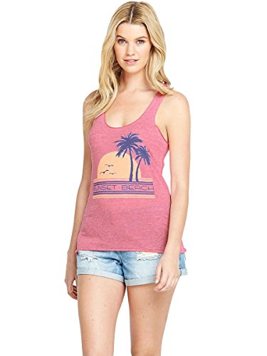 Brave Soul Printed Vest In Pink Size 12