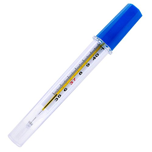 Bright Ming® Mercury Thermometers for Baby Glass Large Scale Medical Infants Fever Thermometer Oral,Armpit or Rectal are Available
