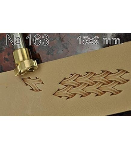 Timbro In Ottone Per Pelle #227 - Strumento Artigianale Per Intaglio E Decorazione