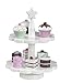 Produktbild Kids Concept- Holzspielzeug Cup Cake Ständer Kuchenplatte Torten aus Holz, 23x17x15cm, Weiß