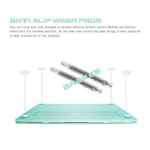 Elegantes und leichtes Cover Ultra Dünn Schutz Hülle Case Cover Schutzabdeckung Hardcase Notebook Hülle Hartschale Etui für Apple Macbook Pro 13.3 Zoll(Modellnummer:A1278/101/700) in grün (Passt nicht für Macbook Pro mit Retina Display) - 8