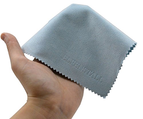 Elfenstall Set 5 x Microfaserreinigungstuch aus Microfaser Reinigungstuch 15 x 15 cm in blau, für alle Smartphones Kameras Tablet PCs – Bildschirm Tuch – Displayreinigungstuch - 2
