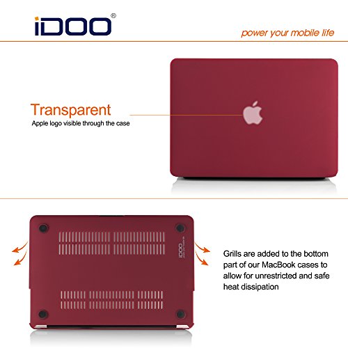 iDOO MacBook Schutzh lle Hard Case Cover Laptop H lle F r MacBook Pro 13 Zoll mit CD-Laufwerk A1278 - matt Weinrot reviews iDOO MacBook Schutzh lle Hard Case Cover Laptop H lle F r MacBook Pro 13 Zoll mit CD-Laufwerk A1278 - matt Weinrot