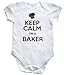HippoWarehouse Keep Calm I'm a Baker baby vest boys girls