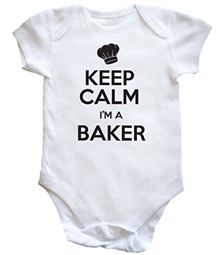 HippoWarehouse Keep Calm I'm a Baker baby vest boys girls