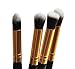 Comesitcs Brushes White Professional Brushes Sets 4Pcs/ set Facial and Eyeshadow Pencil Brushes Soft Synthetic Makeup M0299