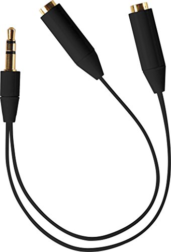 Preisvergleich Produktbild Ready2Music R2MSPLBLACK Audio Splitter Kabel schwarz