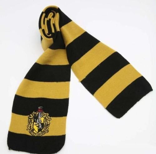 Harry Potter magnificent beasts rope cape griffindor tie Fancy Dress Party Costume Kids mens adults ladies boys Wizard Magic Magician (Hufflepuff)
