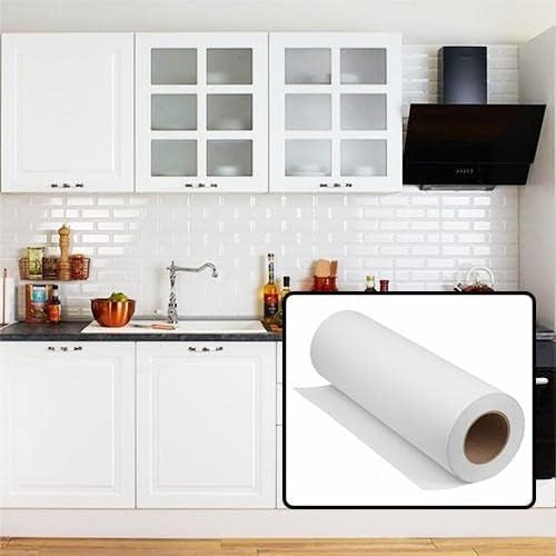 Mat Beyaz Mobilya ve Dolap Kaplama Folyosu 76 CM x 1 METRE