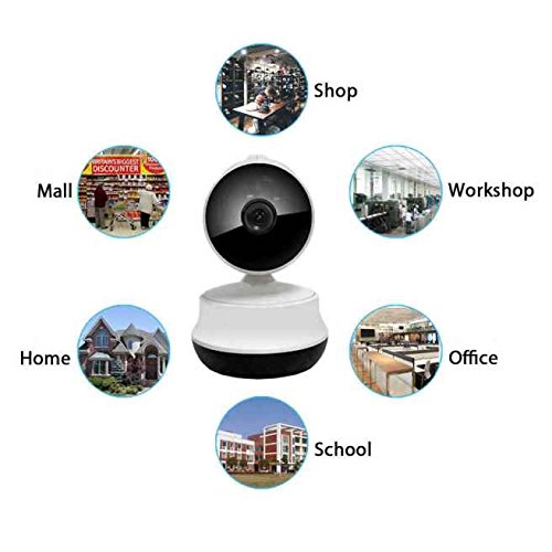 Preisvergleich Produktbild Außen IP Kamera Schwenkbare WLAN Kamera Außen Überwachungskameras mit Eingebautes Mikrofon und Bewegungserkennung,deutscher App / Anleitung / Support Außen Überwachungskameras für MacBook und Windows PC, iOS / Android Touchscreen Smartphones und Tablets