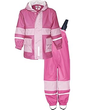 Playshoes Kinder Matschanzug, Regenanzug Basic, Reflektoren