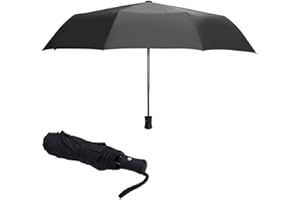 Loiina Regenschirm Taschenschirm Windproof Sturmfest bis Winddichter Doppel Baldachin Auf-Zu-Automatik 8 Edelstahl-Rippen UV-Schutz Leicht Kompakt Stabiler