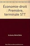 Image de Économie-droit : Première, terminale STT
