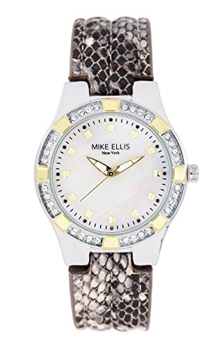 Mike Ellis New York Damen-Armbanduhr Luxury Analog Quarz Leder SL2968A1 Mike Ellis New York Damen-Armbanduhr Luxury Analog Quarz Leder SL2968A1